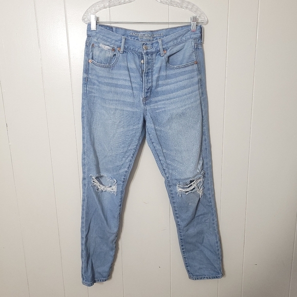 American Eagle Outfitters Denim - American eagle jeans high rise girlfriend blue size 6